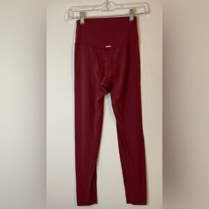 Aerie burgundy leggings size S